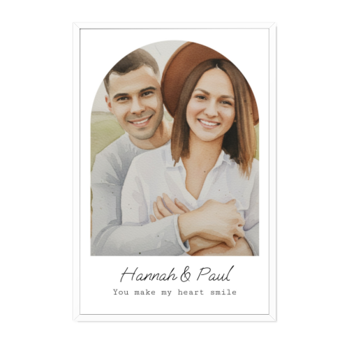 Poster IA 40 x 60 avec cadre blanc Poster IA 40 x 60 avec cadre blanc