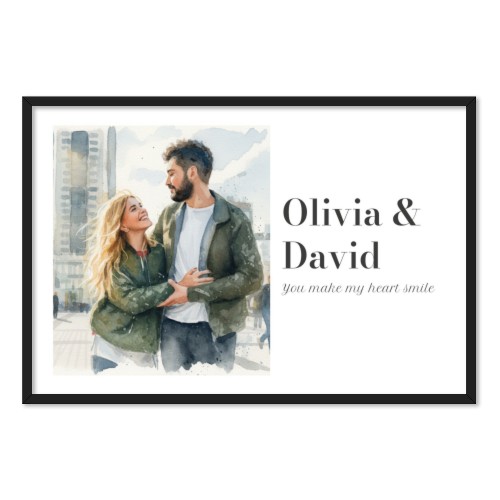 AI Poster 50 x 75 with black frame AI Poster 50 x 75 with black frame