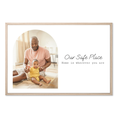 AI Poster 50 x 75 with wooden frame AI Poster 50 x 75 with wooden frame