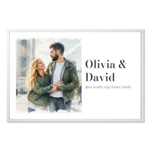 AI Poster 50 x 75 with white frame AI Poster 50 x 75 with white frame