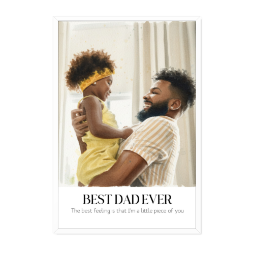AI Poster 50 x 75 with white frame