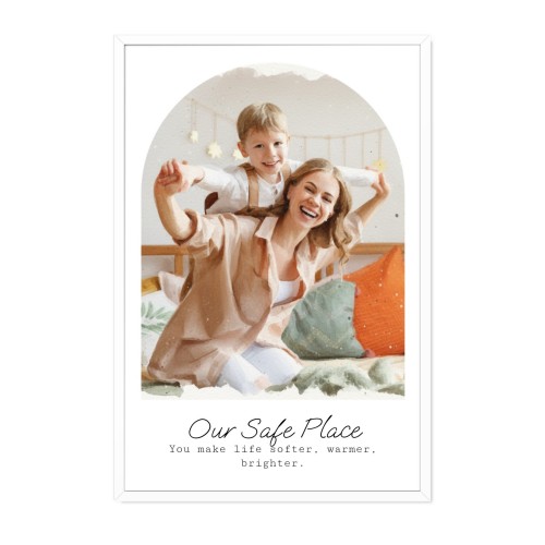 AI poster 50 x 75 med vit ram