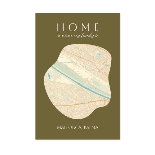 OrganicSilhouetteMapDesign