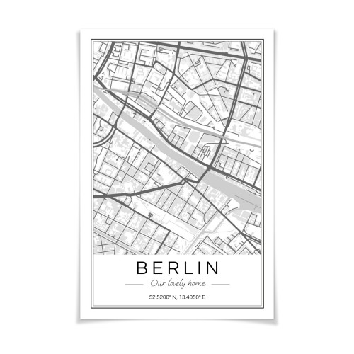 Stadtkarten Poster 30 x 45 Stadtkarten Poster 30 x 45