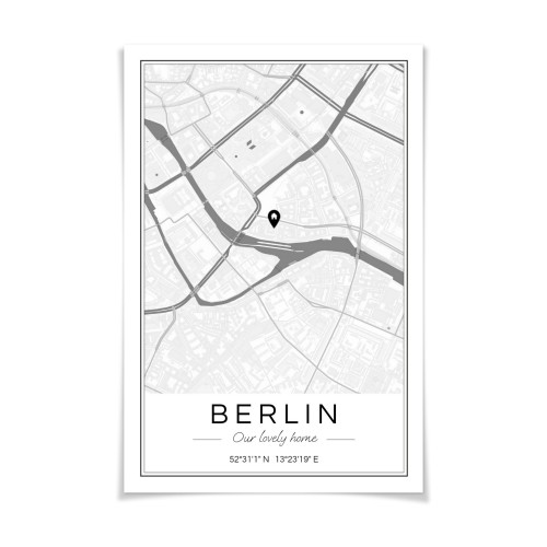 Map Poster 30 x 45