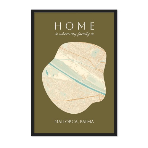 OrganicSilhouetteMapDesign