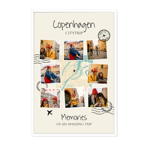 Travel Collage Map Design Travel Collage Map Design