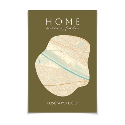 Affiche carte 40 x 60