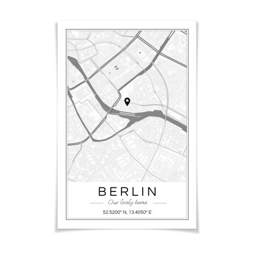 Map Poster 40 x 60