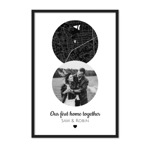 Two Circles Map Design