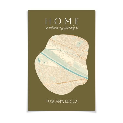 Affiche carte 50 x 75 