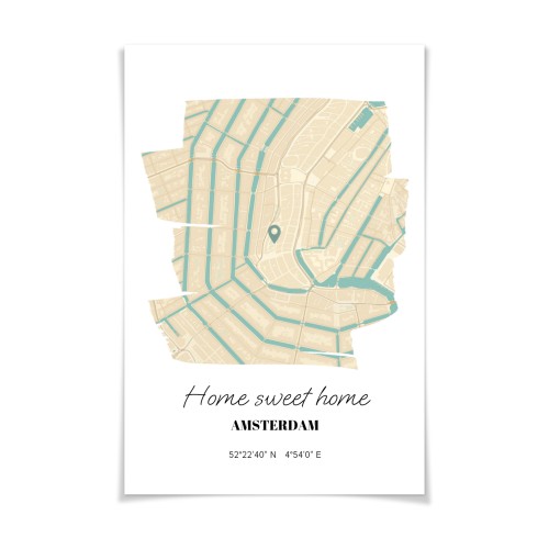 Paint Stroke Map Design Paint Stroke Map Design