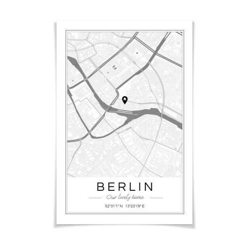 Map Poster 50 x 75