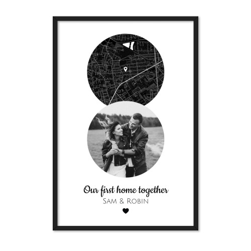 Two Circles Map Design Two Circles Map Design