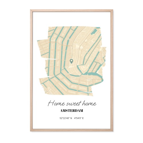 Paint Stroke Map Design Paint Stroke Map Design