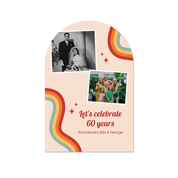 Gebogen forex navulling voor houten staander Gebogen forex navulling voor houten staander