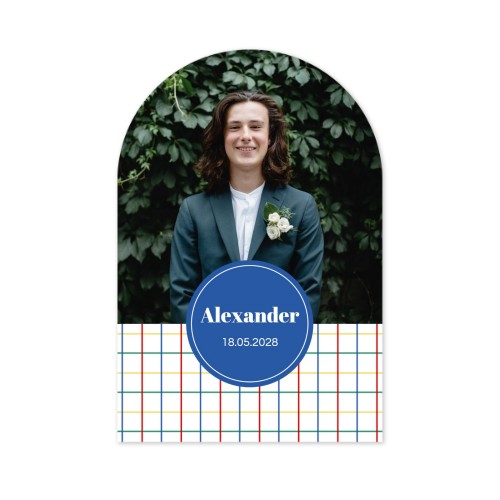 Påfyllingskort for treholder - Buede 20x14