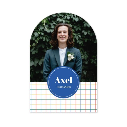 Refillkort för trähållare - Båge 20x14