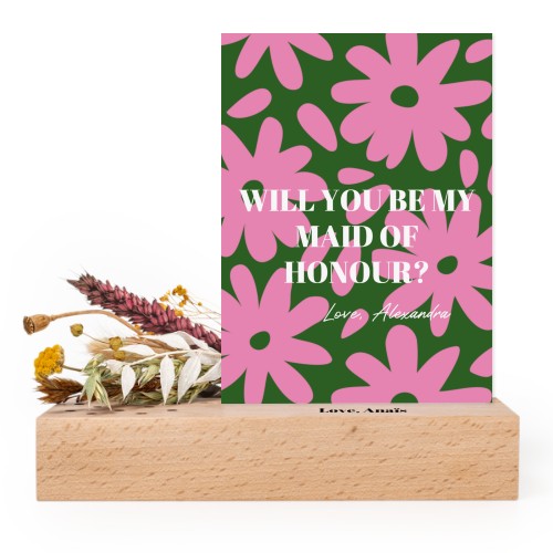 Happy Flower Pattern - Text Only