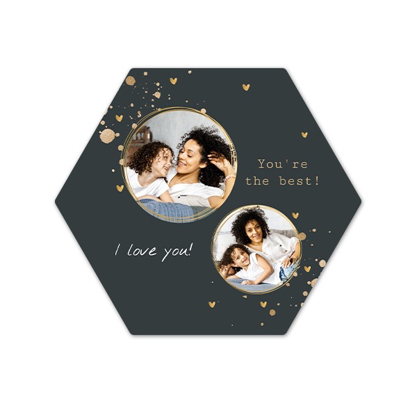 Forex hexagon navulling voor houten houder