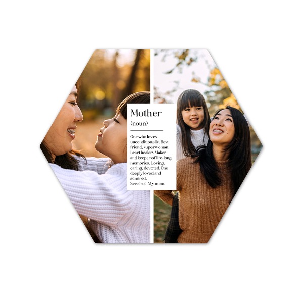 Forex hexagon navulling voor houten houder