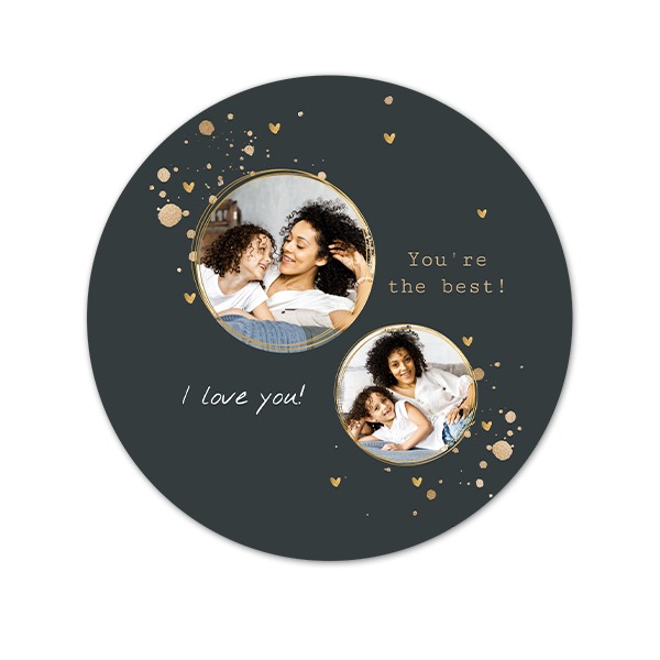 Forex rond navulling voor houten houder