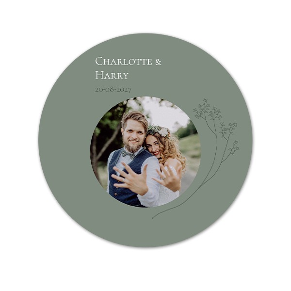 Forex fotokort rundt, 20 cm