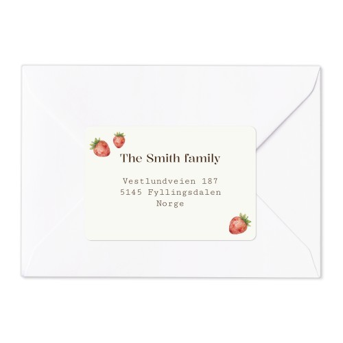 Afzender adresstickers (set van 16)