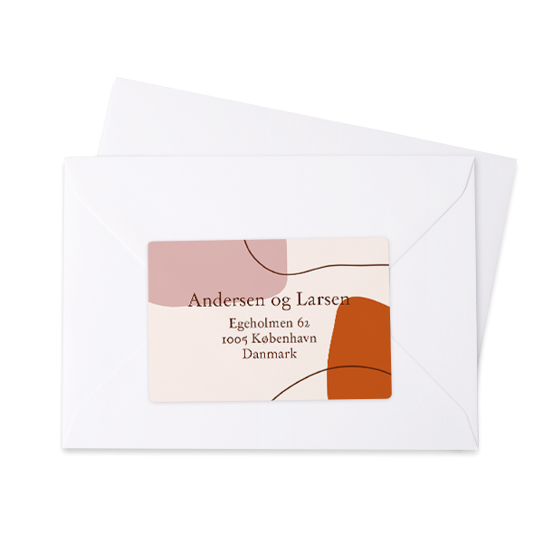 Sender address labels - set of 16 Sender address labels - set of 16