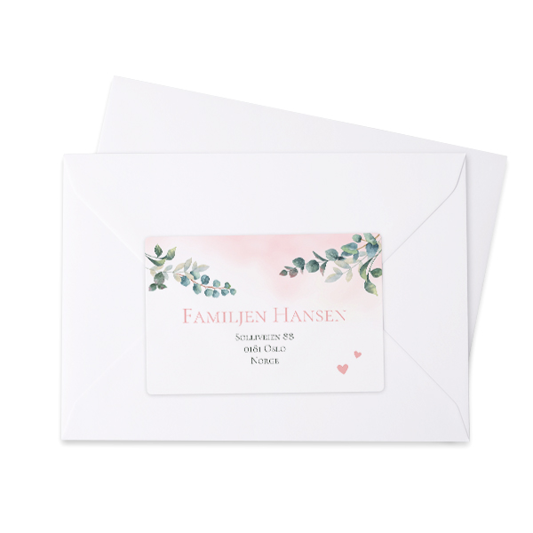 Sender address labels - set of 16