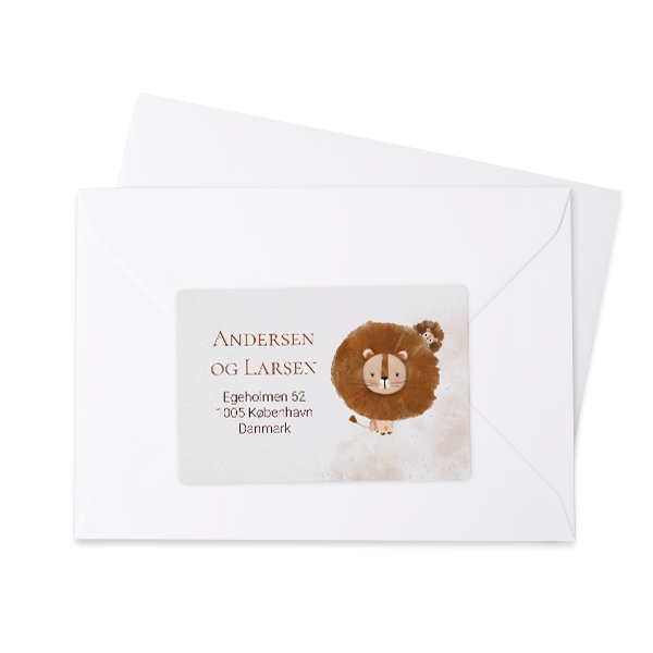 Afsender adresselabels – 16 stk Afsender adresselabels – 16 stk