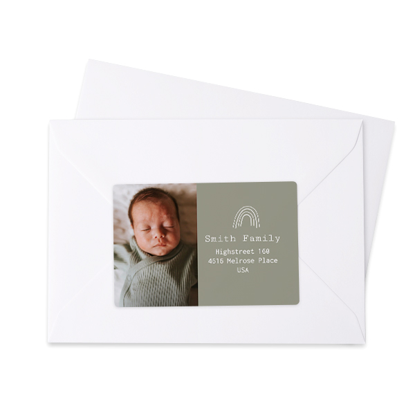 Afzender adresstickers - Set van 16 Afzender adresstickers - Set van 16