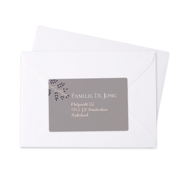 Sender address labels - set of 16