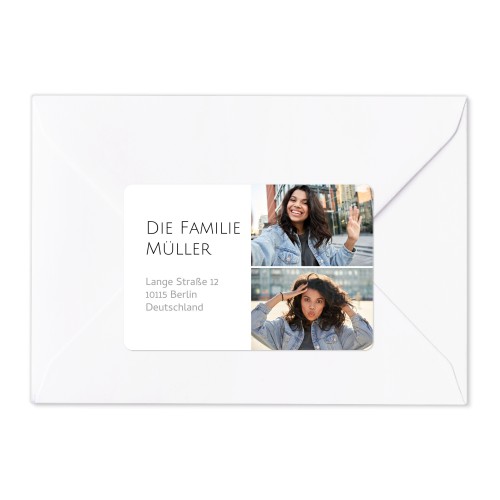 AddressLabelRectangle_MinimalisticCollageWhite