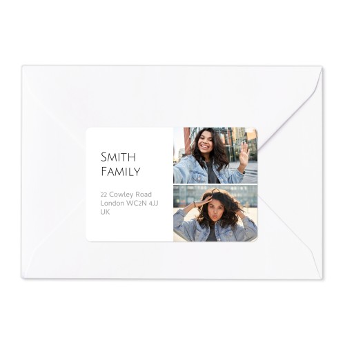 AddressLabelRectangle_MinimalisticCollageWhite