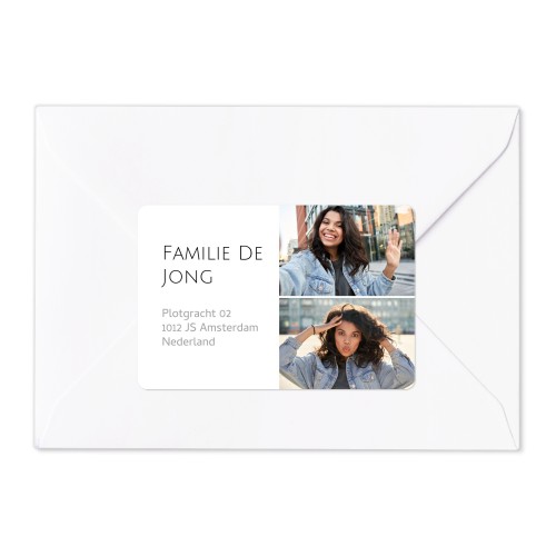 AddressLabelRectangle_MinimalisticCollageWhite