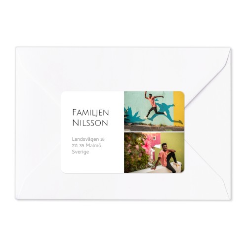 Minimalistisk fotokollage