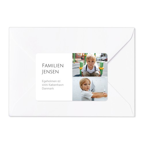 Minimalistisk fotocollage