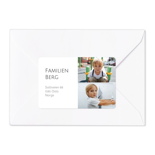 Minimalistisk fotokollasje