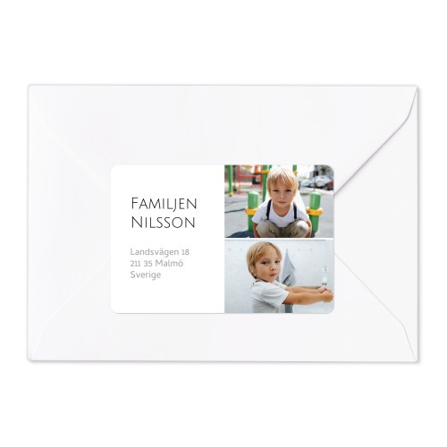 Minimalistisk fotokollage