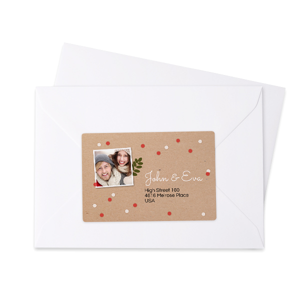 Sender address labels - set of 16