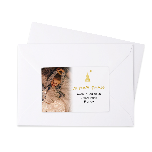 Afzender adresstickers (set van 16)