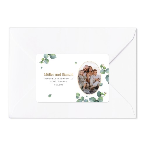Afzender adresstickers - Set van 16 Afzender adresstickers - Set van 16