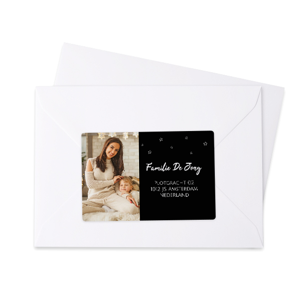 Sender address labels - set of 16 Sender address labels - set of 16