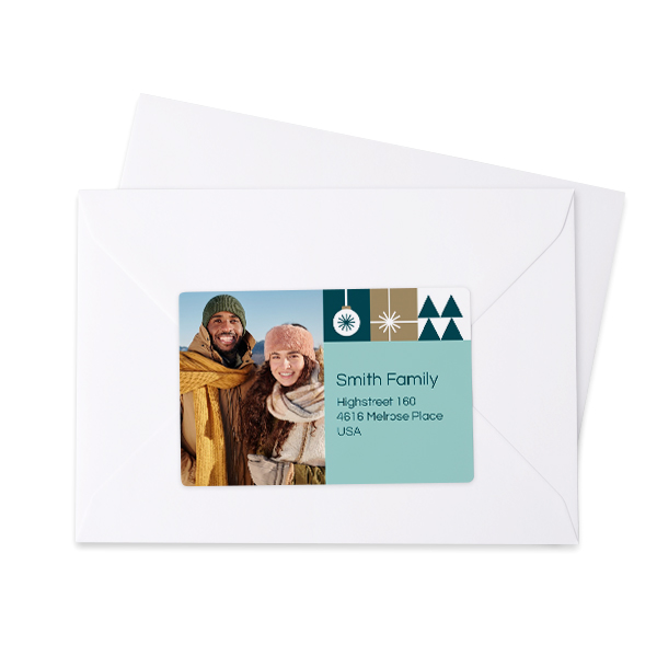 Sender address labels - set of 16