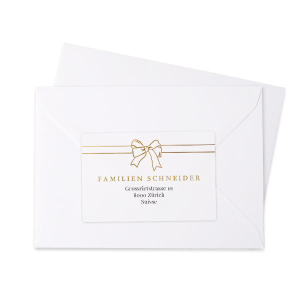 Sender address labels - set of 16