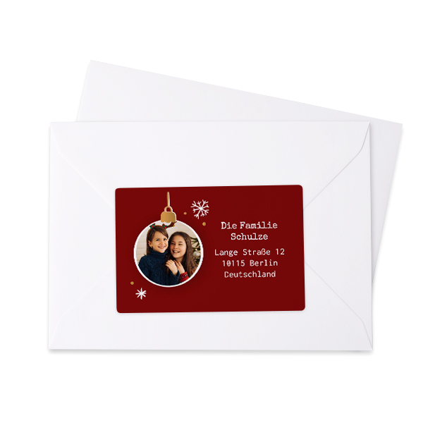 Sender address labels - set of 16