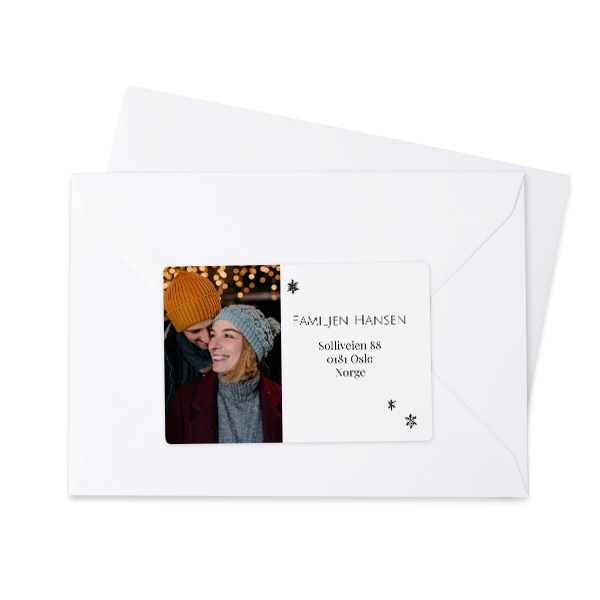 Avsenderadresseetiketter – 16 stk