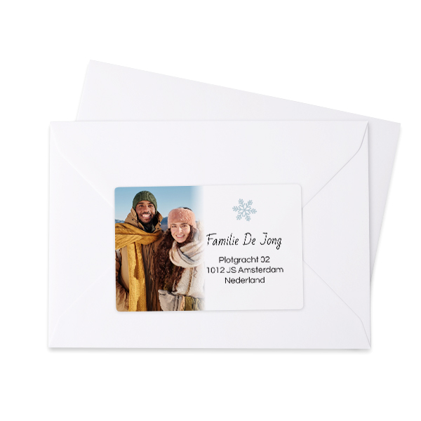 Étiquettes adresse pour l'expéditeur (lot de 16)