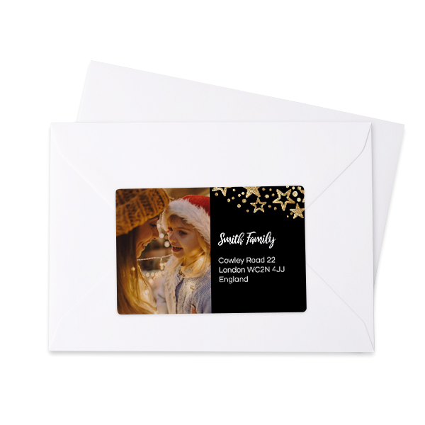 Étiquettes adresse pour l'expéditeur (lot de 16)